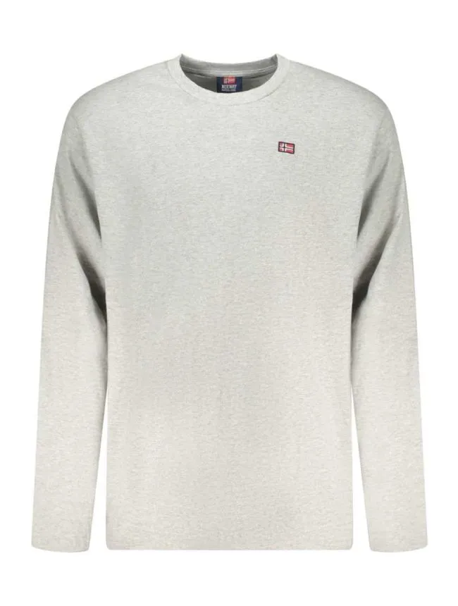 Norway 1963 muŠka majica dugih rukava 856072 svetlo siva