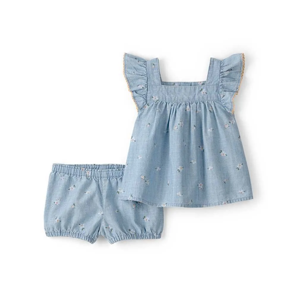 Oshkosh dvodelni komplet za bebe devojčice