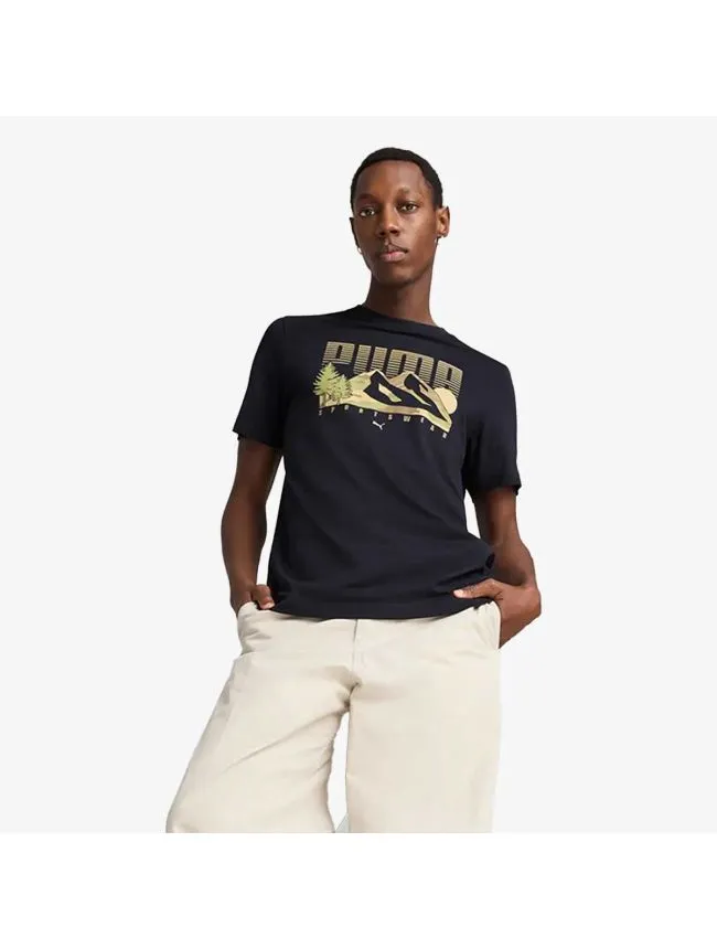 Puma graphics mountain tee