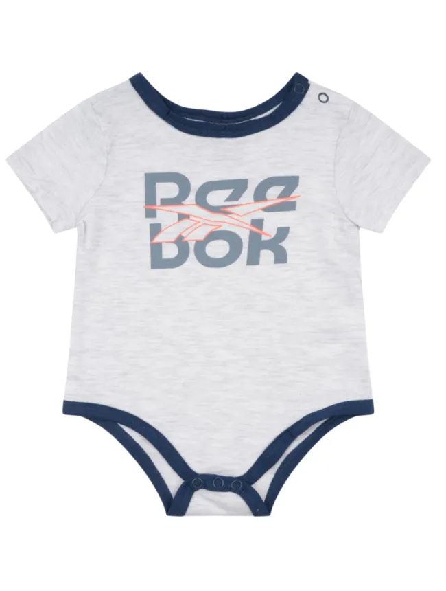 Reebok set tri dela za bebe decake, police print
