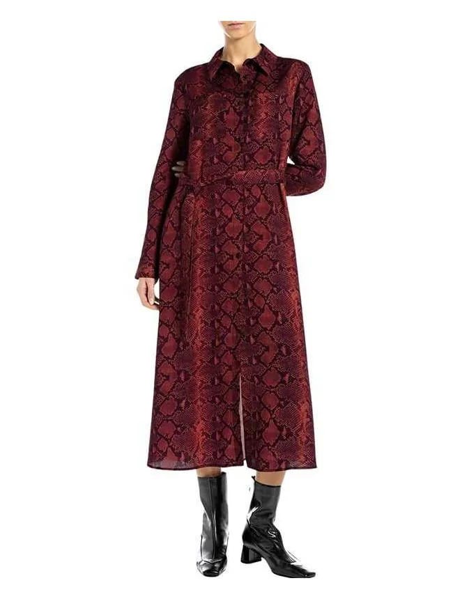 Replay - animal print midi haljina