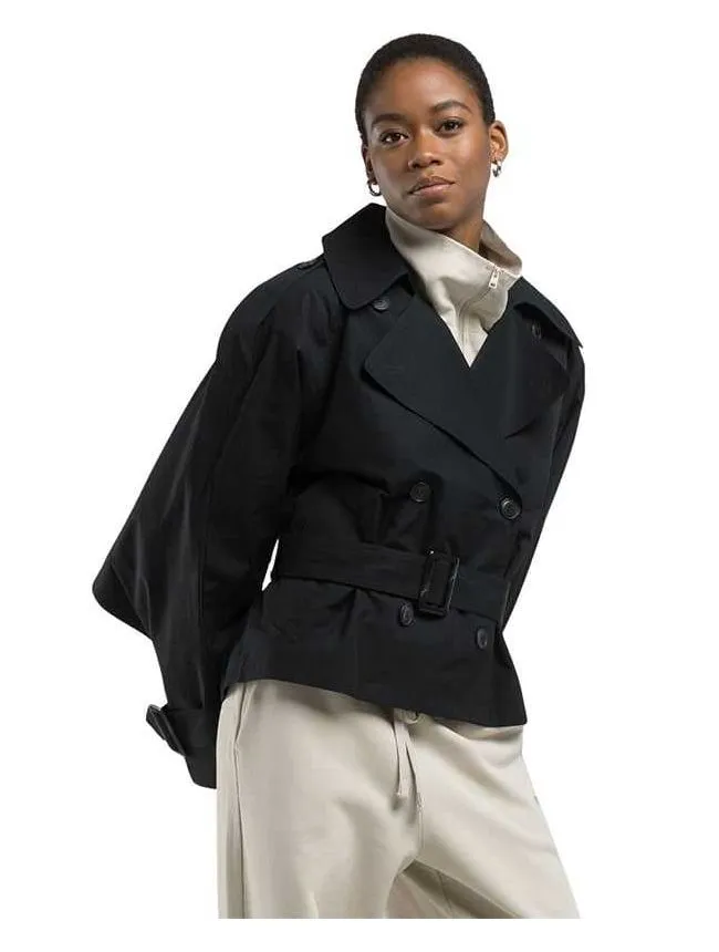 Replay - crop fit ženski trench mantil