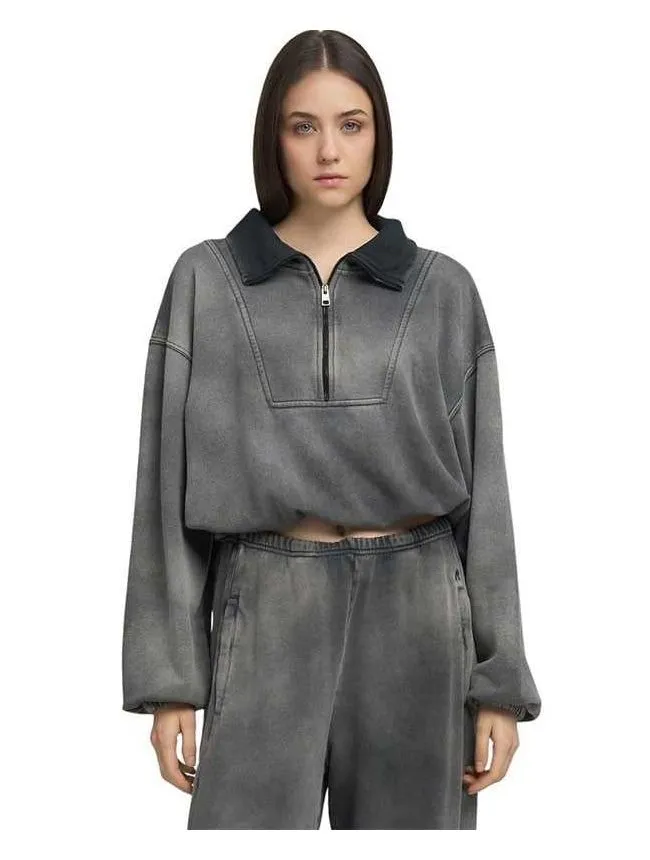 Replay - cropped fit ženski duks