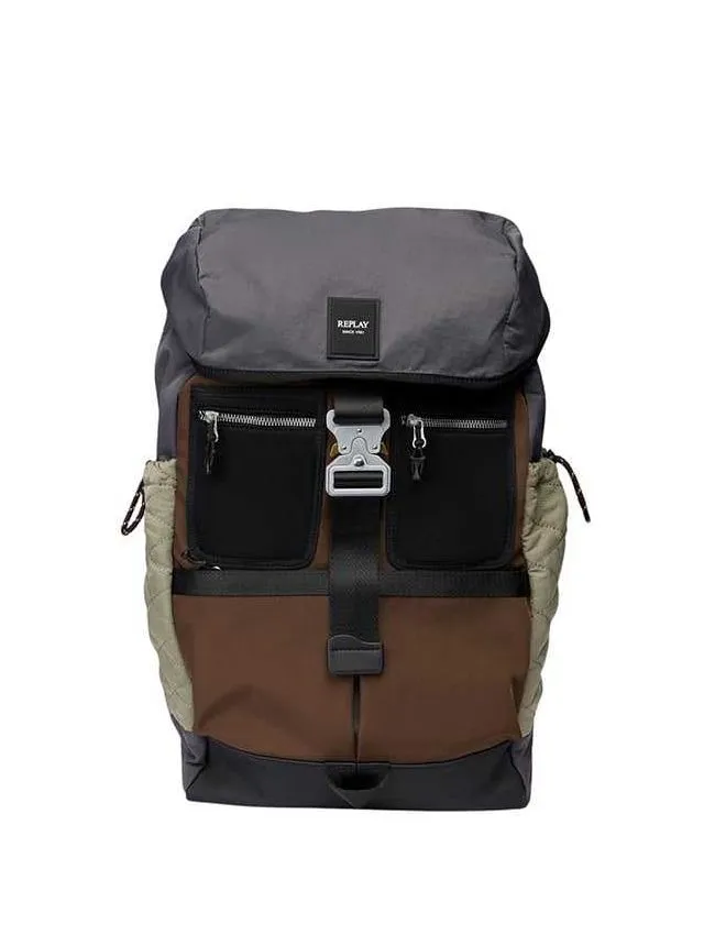 Replay - kolor-blok muški ranac