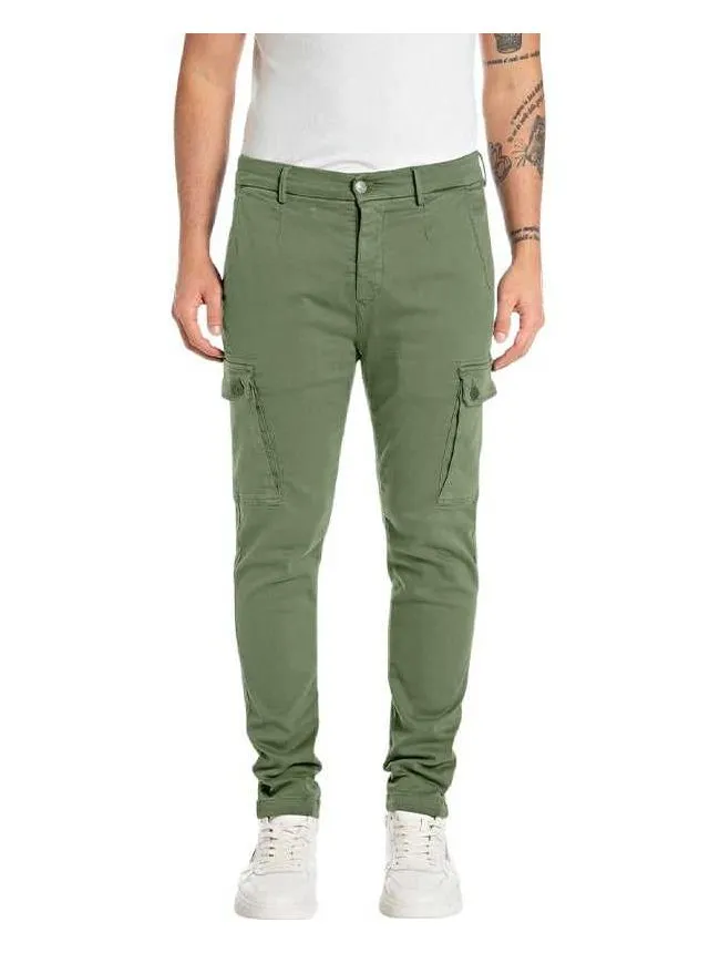 Replay - maslinaste muške pantalone