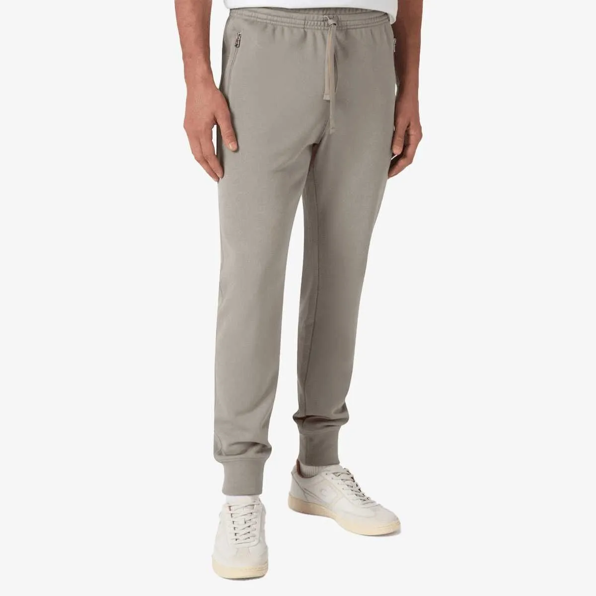 Rib cuff pants