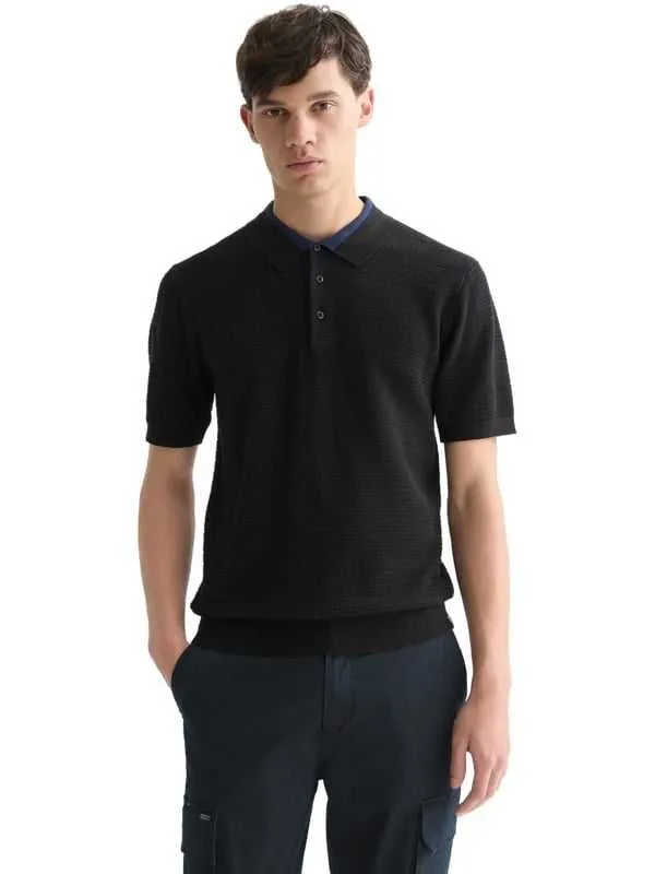 Scotch &amp; soda - crna muška polo majica