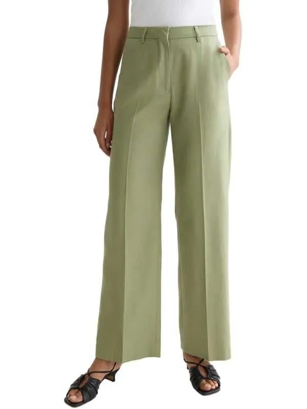 Scotch &amp; soda - zelene ženske pantalone sa crtom