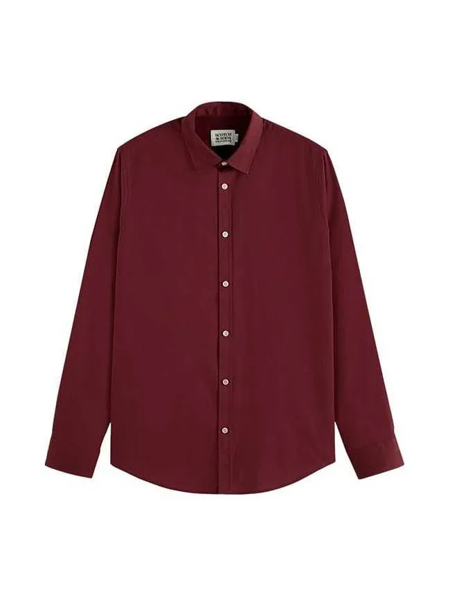 Scotch&soda - bordo muška košulja