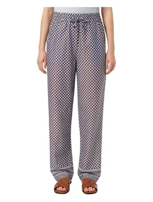 Scotch&soda - kockaste ženske pantalone