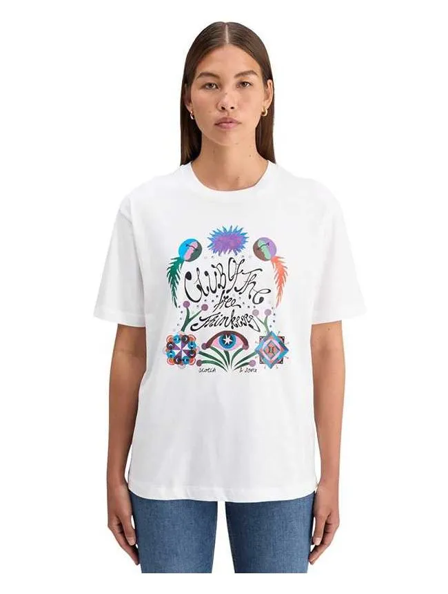 Scotch&soda - loose fit ženska majica