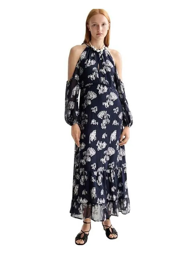 Scotch&soda - maxi haljina sa karnerima