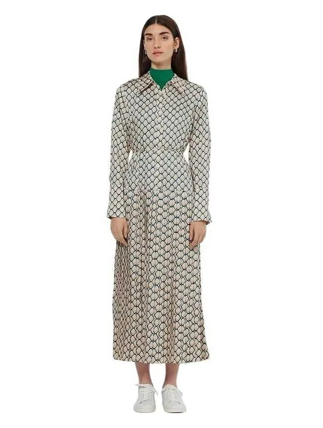 Scotch&soda - maxi košulja-haljina sa printom