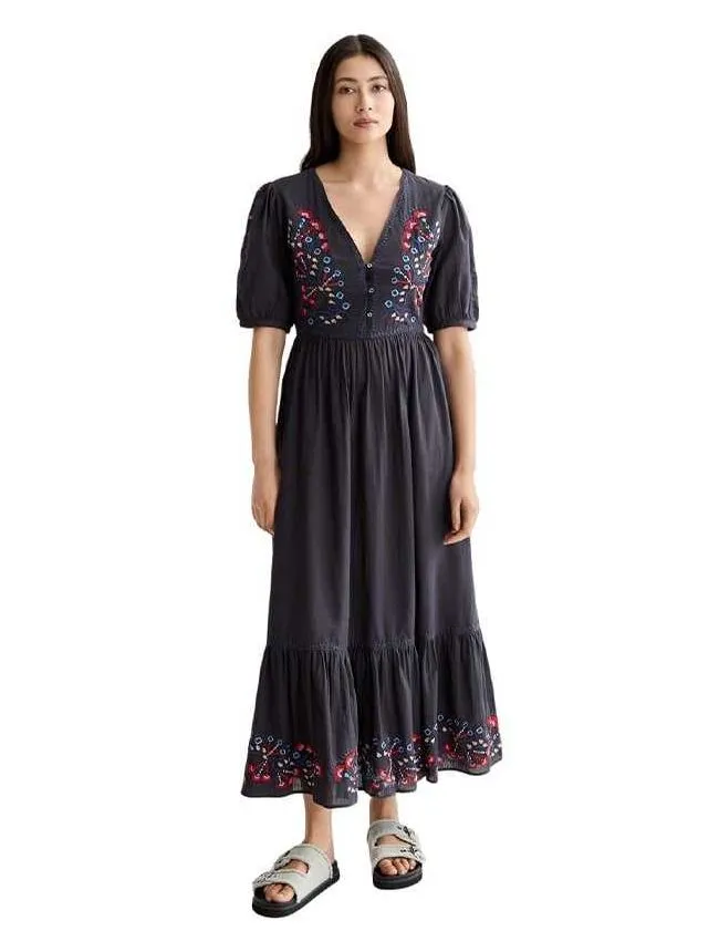 Scotch&soda - midi haljina sa vezom