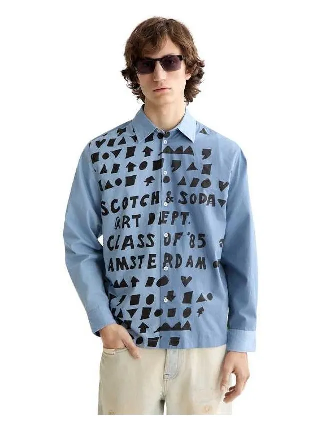 Scotch&soda - muška logo košulja