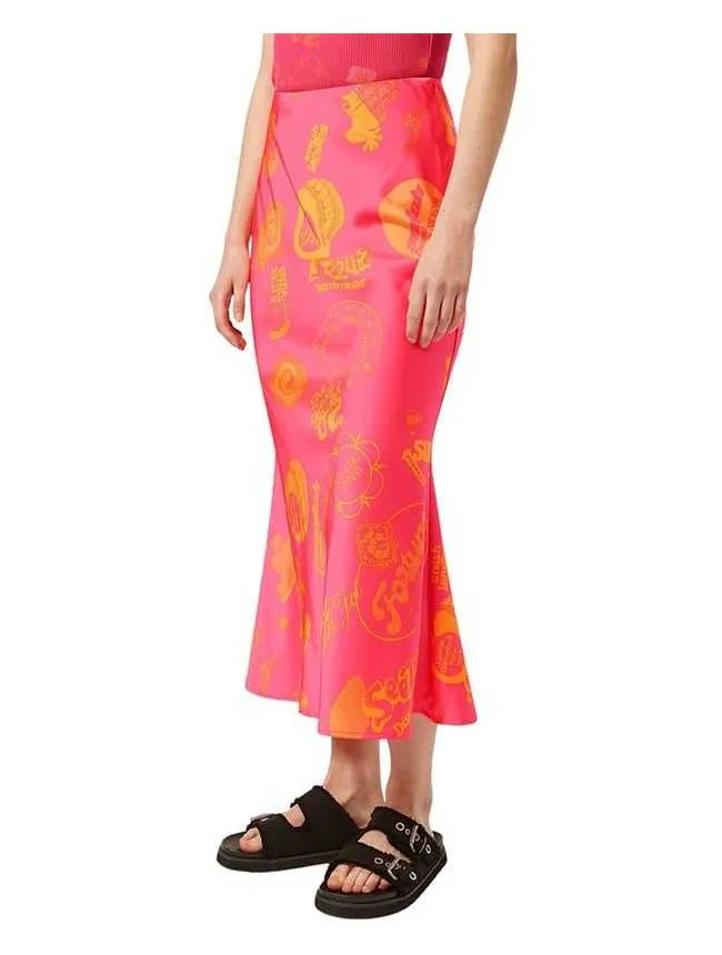 Scotch&soda - pink midi suknja