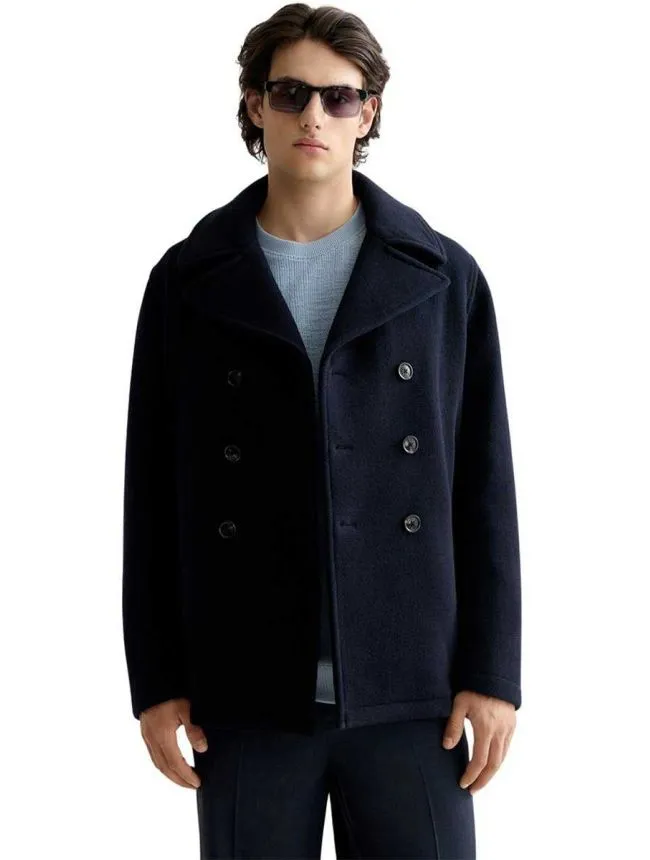 Scotch&soda - teget kaput za muškarce