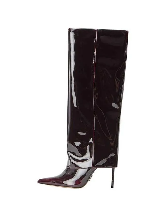 Steve madden - lakovane ženske čizme