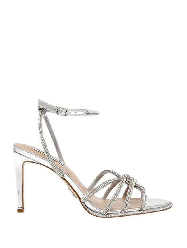 Steve madden - srebrne sandale sa cirkonima