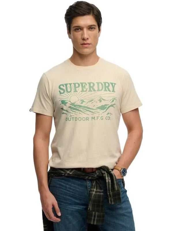 Superdry - bež muška majica
