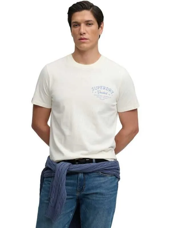 Superdry - bela muška majica