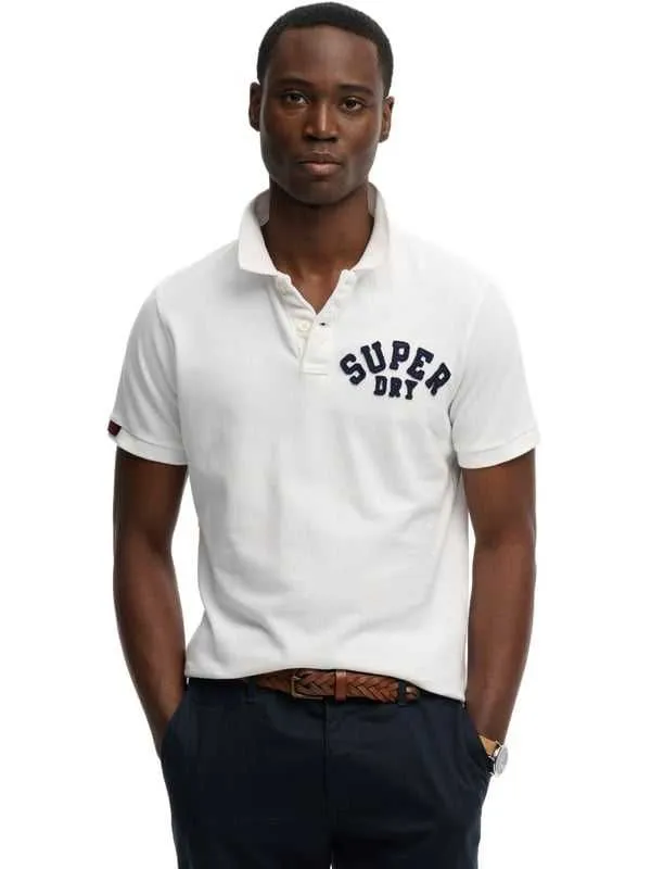 Superdry - bela muška polo majica