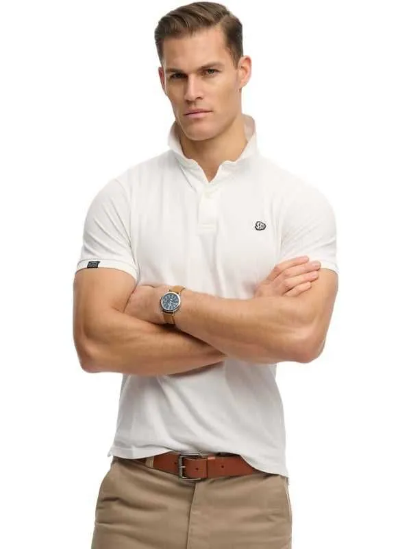 Superdry - bela muška polo majica