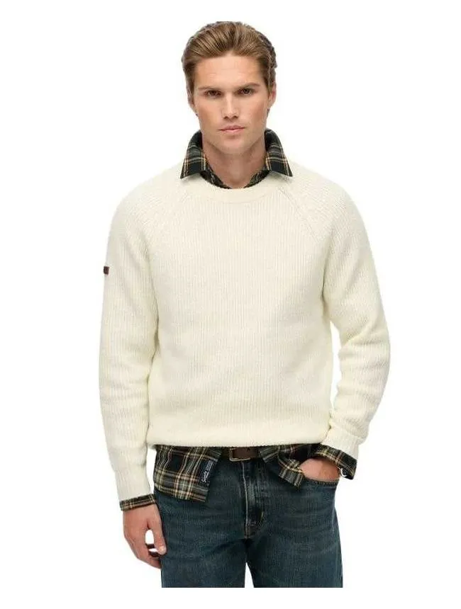 Superdry - beli muški džemper