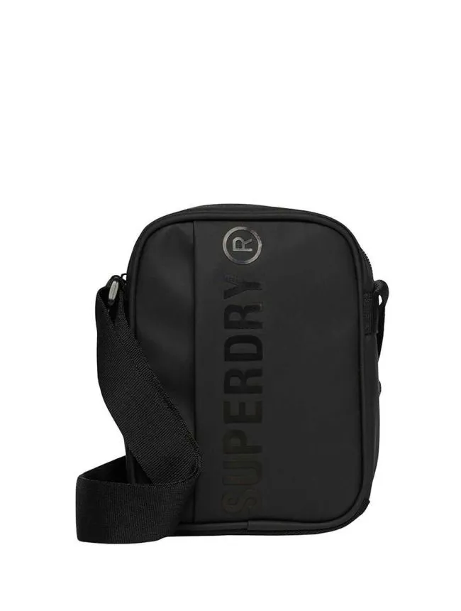 Superdry - crna logo torbica