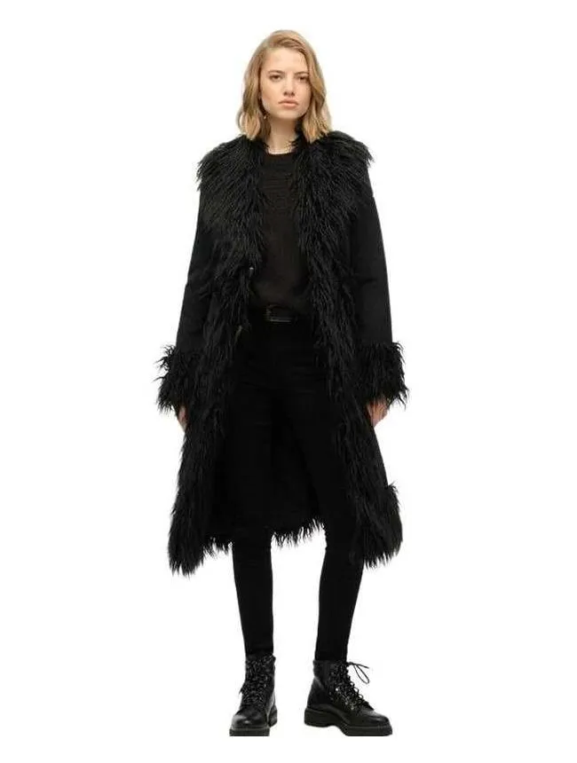 Superdry - crni ženski kaput