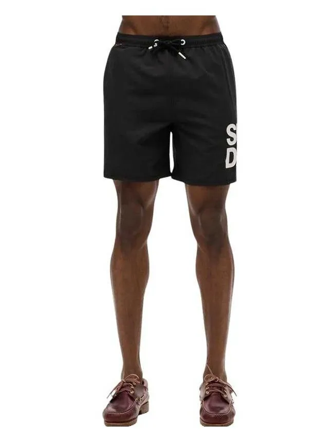 Superdry - crni kupaći kostim za muškarce