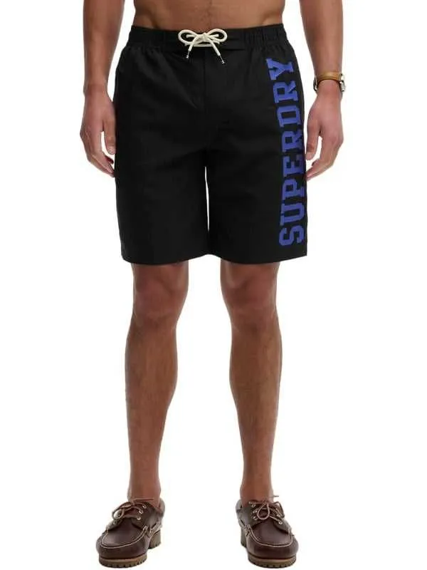 Superdry - crni muški šorts za kupanje