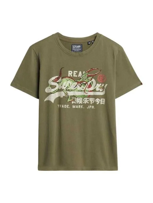 Superdry - Ženska logo majica