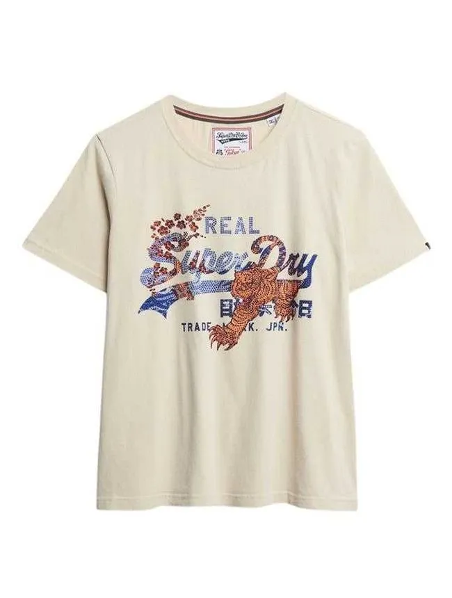 Superdry - Ženska logo majica