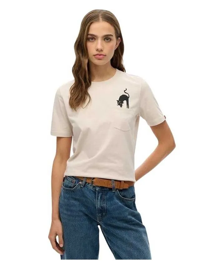 Superdry - Ženska majica sa printom na leđima