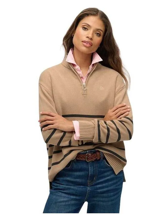 Superdry - Ženski džemper sa kratkim zipom