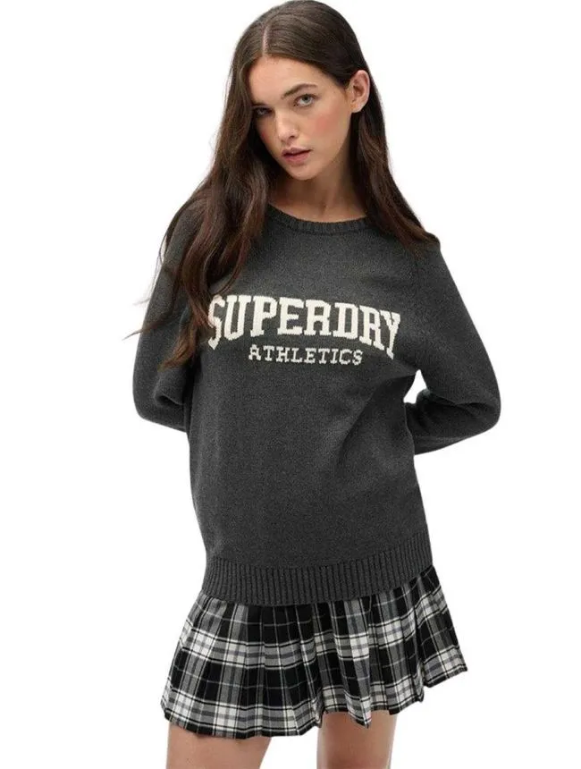 Superdry - Ženski logo džemper