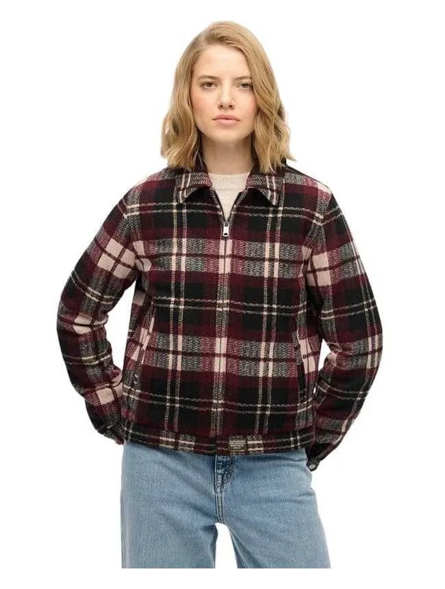 Superdry - karirana ženska jakna