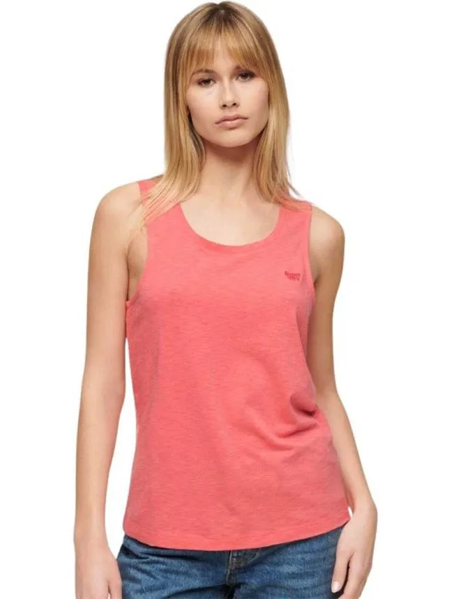 Superdry - koralna basic ženska majica