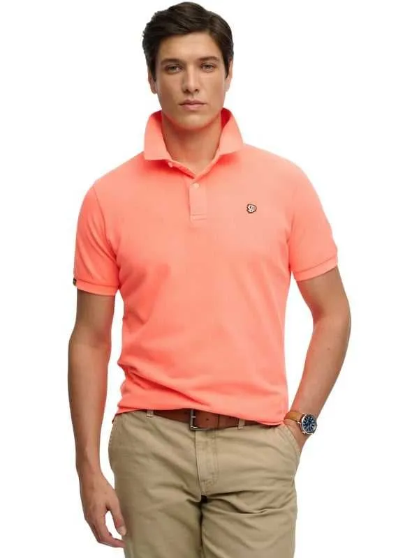 Superdry - koralna muška polo majica