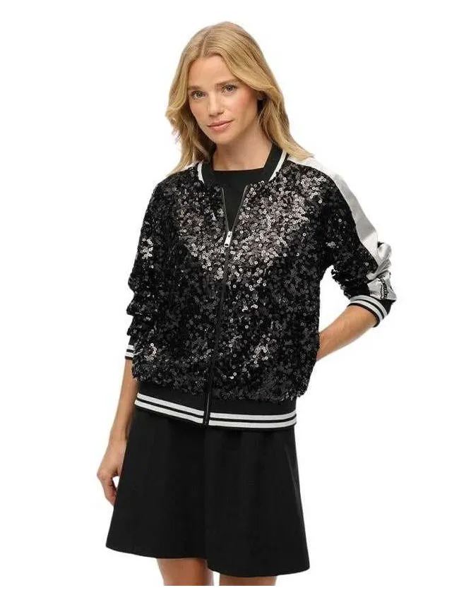 Superdry - Šljokičasta ženska jakna