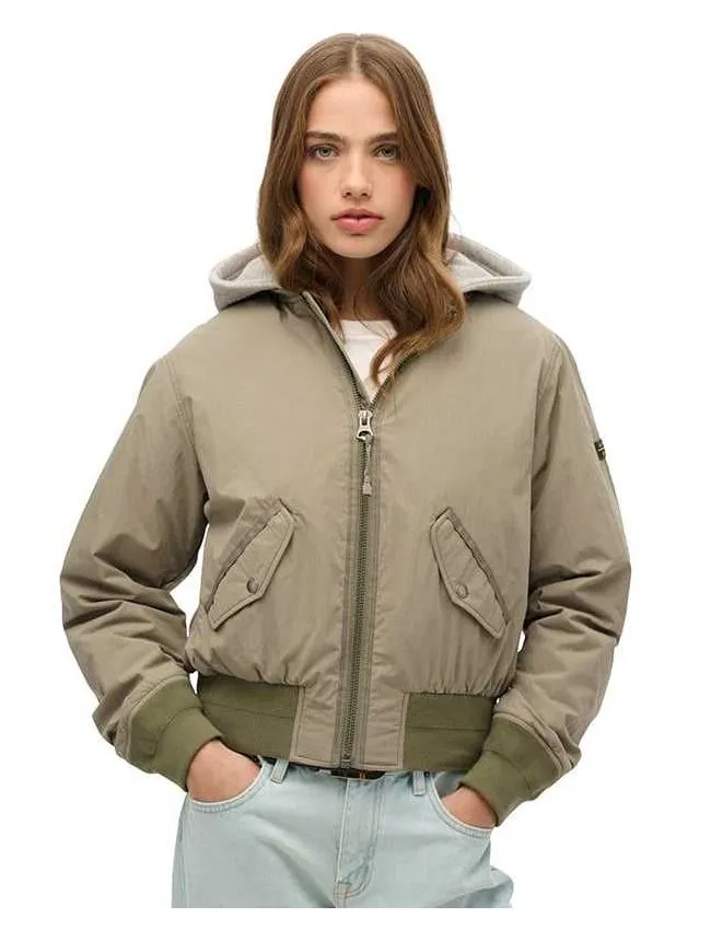 Superdry - maslinasta ženska jakna