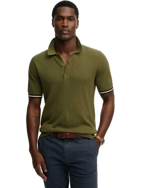 Superdry - maslinasta muška polo majica