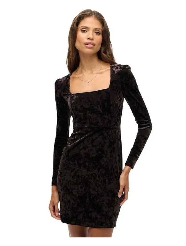 Superdry - mini haljina od pliša