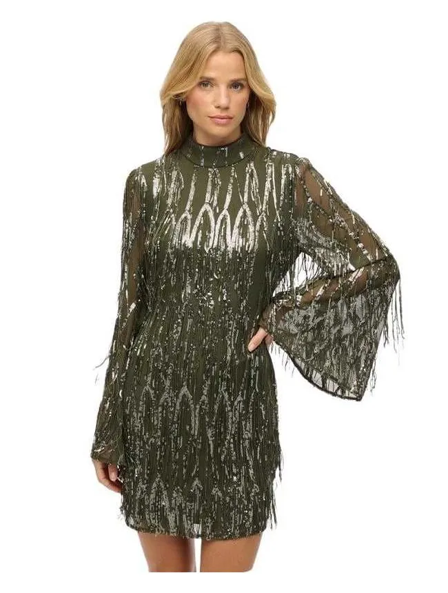 Superdry - mini haljina sa šljokicama