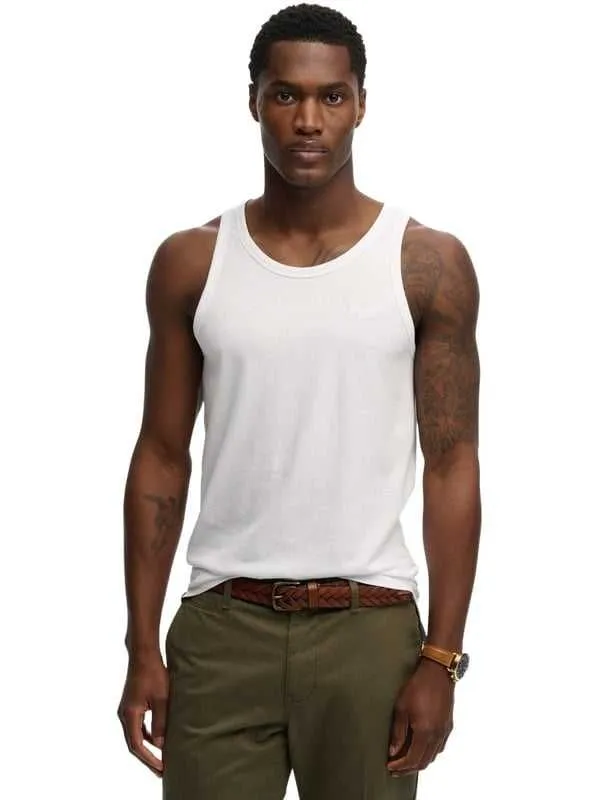 Superdry - pamučna muška majica bez rukava