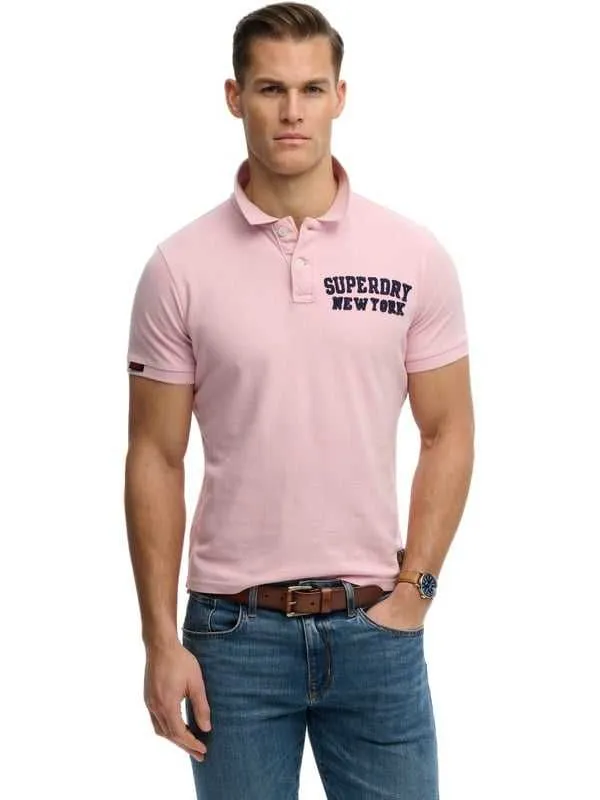 Superdry - pink muška polo majica