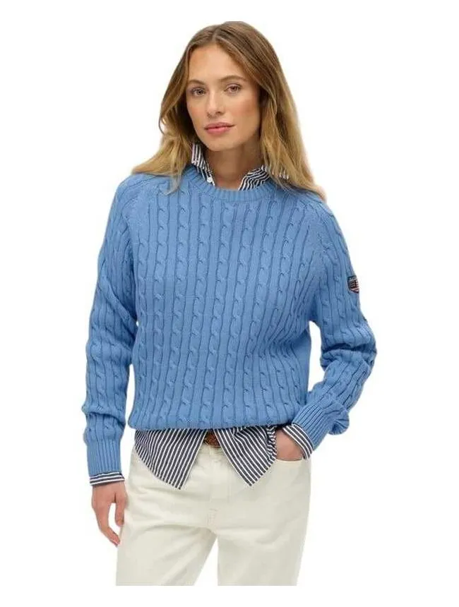 Superdry - plavi ženski džemper