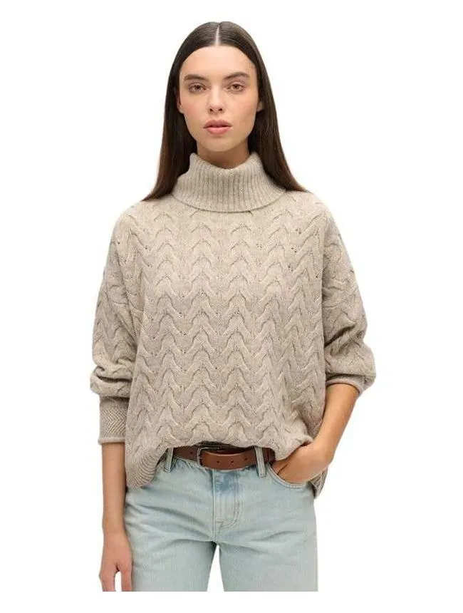 Superdry - pletena ženska rolka