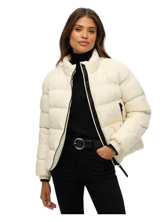 Superdry - prljavo bela ženska jakna